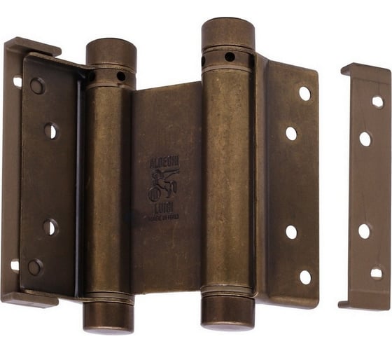 Изображение товара Петля двойного действия ALDEGHI LUIGI SPA (125x48x42 мм; матовая античная бронза; 2 шт; ключ) 101OS125B