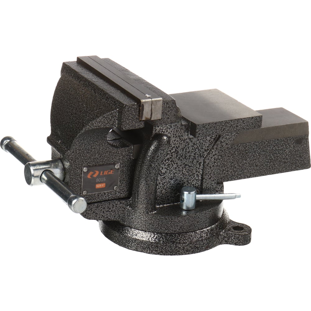 Изображение товара Слесарные поворотные тиски с наковальней LIGE 5-125мм профессиональные