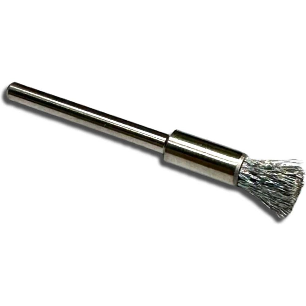 Изображение товара Миниатюрная щетка концевая Lessmann Д5х8 из стали с волнистой проволокой