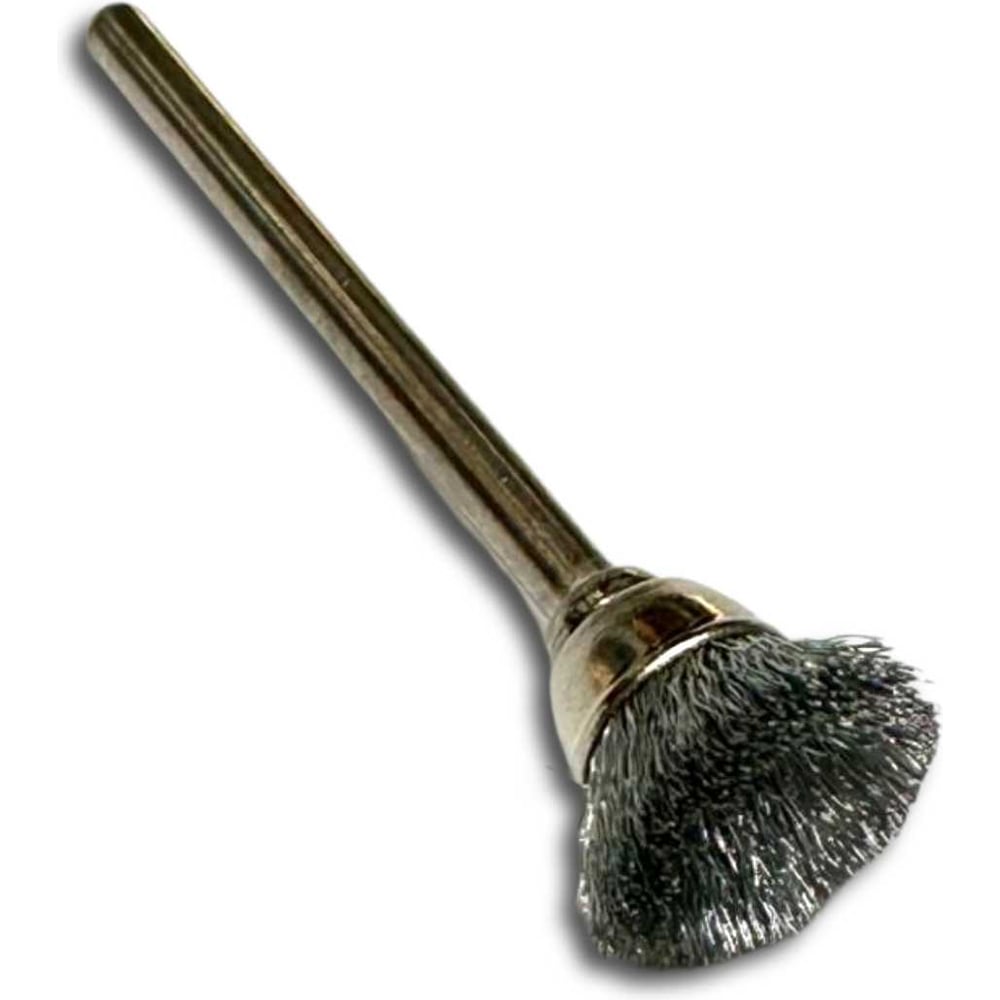 Изображение товара Щетка концовая гофрированная миниатюрная Lessmann 15x5 из стали