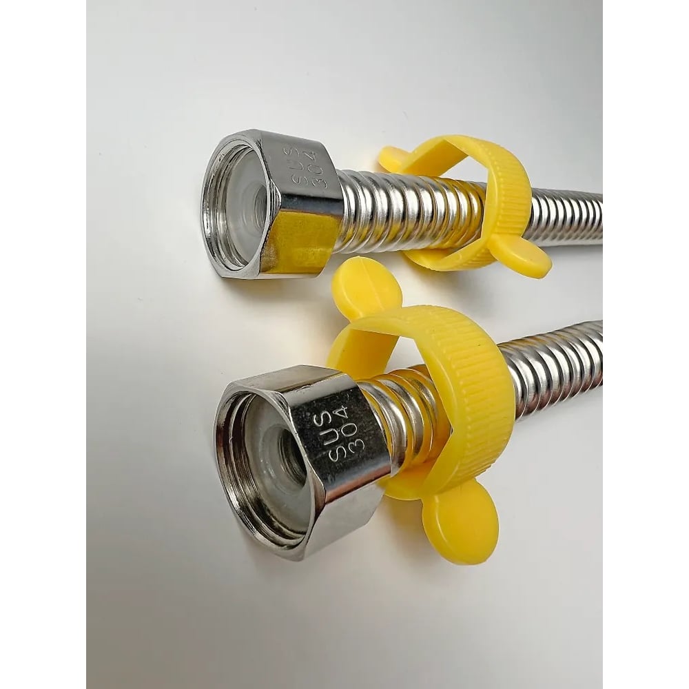 Изображение товара Гибкая нержавеющая сталь подводка STACORT NTS-1/2-400-GG 400 мм сантехника