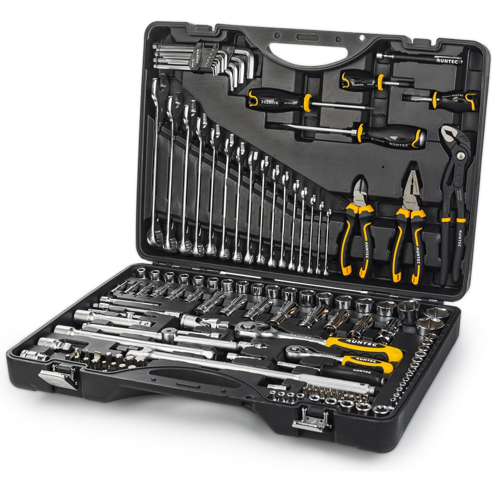 Изображение товара Набор ручных инструментов RUNTEC Performance 143 предмета 1/2, 1/4 дюйма