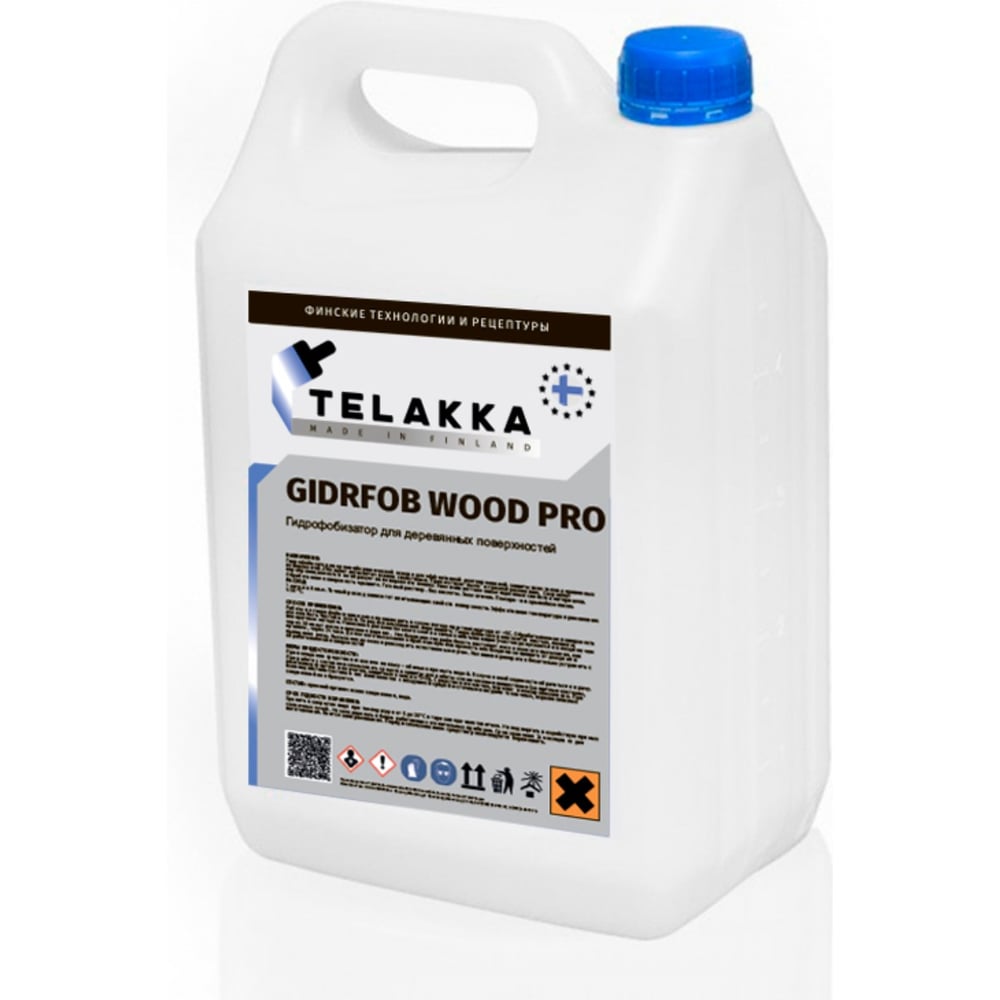 Изображение товара Гидрофобизатор для дерева Telakka GIDROFOB WOOD PRO 5л защита от влаги плесени