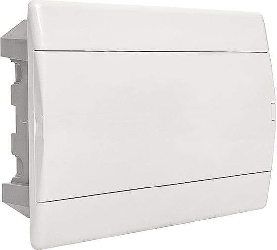 Изображение товара Распределительный щит EKF PROxima ЩРВ-П-12 "SlimBox" белая дверца, IP41 sb-v-12w