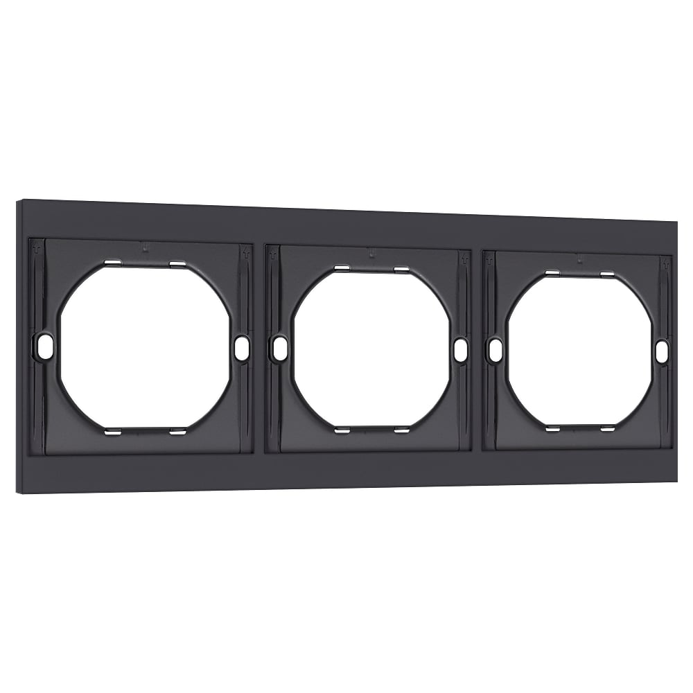 Изображение товара Рамка SMARTBUY 3-местная черная акрил Альтаир SBE-m11ba-00-FR-3