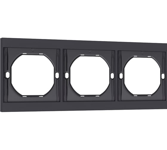 Изображение товара Рамка SMARTBUY 3-местная черная акрил Альтаир SBE-m11ba-00-FR-3