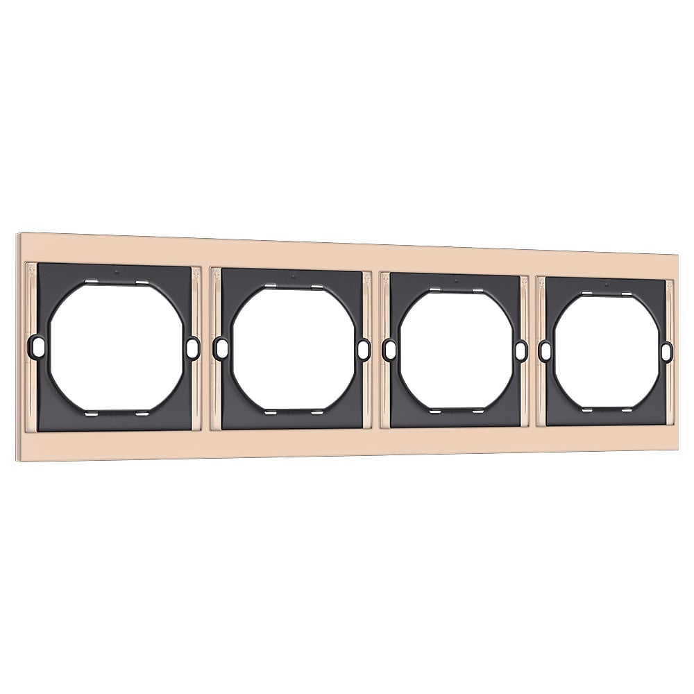 Изображение товара Рамка SMARTBUY 4-местная шампань из акрила серия Альтаир