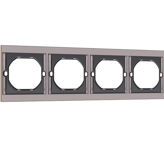 Изображение товара Рамка SMARTBUY 4-местная графит Альтаир SBE-m11g-00-FR-4