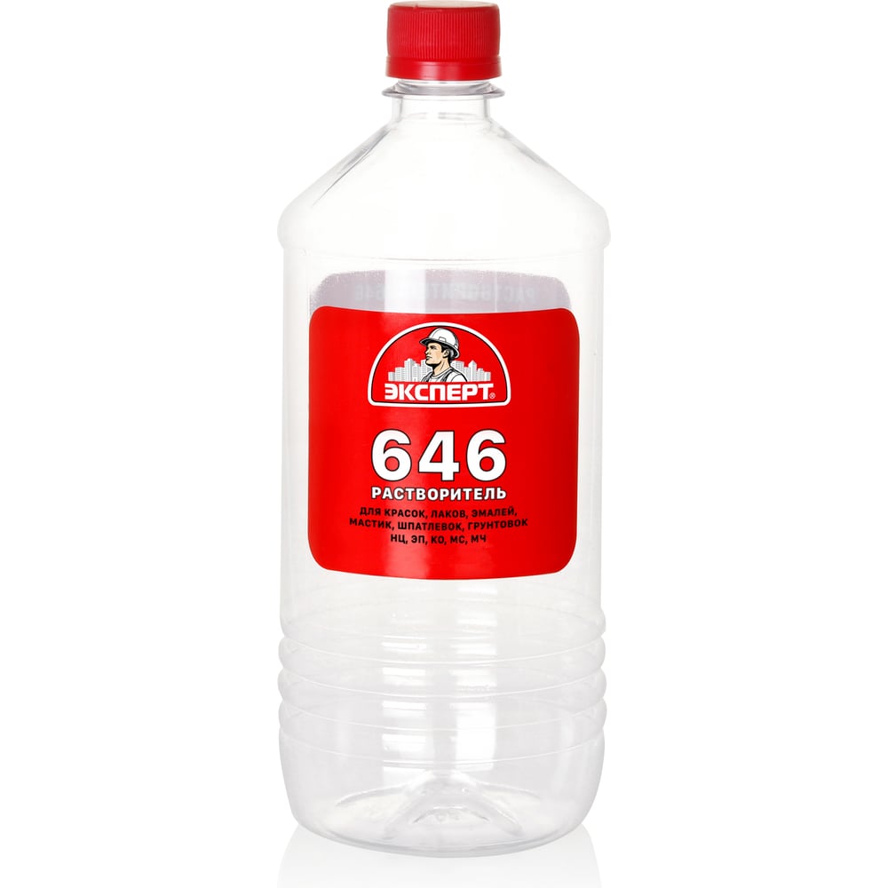 Изображение товара Растворитель ЭКСПЕРТ 646 1 л - универсальный растворитель для красок и лаков