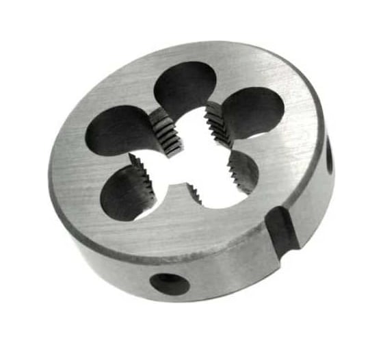 Изображение товара Плашка ИНСТРУМЕНТ - ЦЕНТР М12х1.0 мм, сталь 9ХС, для резьбы, 1 штука 13366