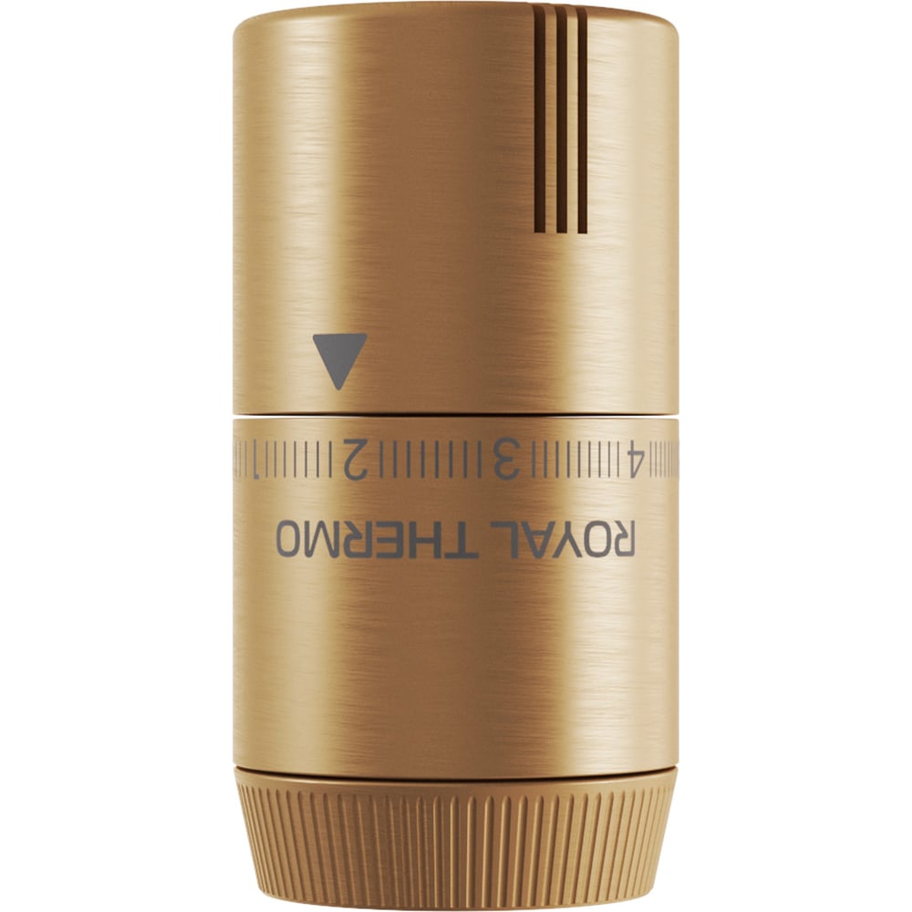 Изображение товара Жидкостная термоголовка Royal Thermo Design М30х1,5 золото матовое