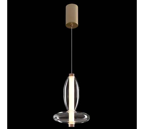 Изображение товара Подвесной светодиодный светильник Crystal Lux QUASAR SP7W LED TRANSPARENT