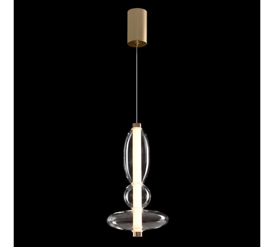 Изображение товара Подвесной светодиодный светильник Crystal Lux QUASAR SP10W LED TRANSPARENT