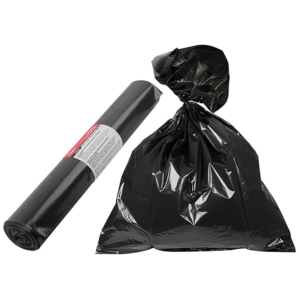 Изображение товара Мешки для строительного мусора КУРС ПВД 180 л 35 мкм черные 10 шт