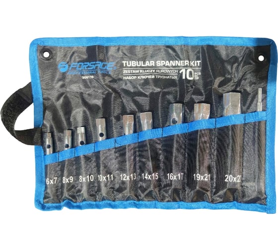 Изображение товара Набор ключей трубчатых Forsage 10 предметов F-50817P(64441)