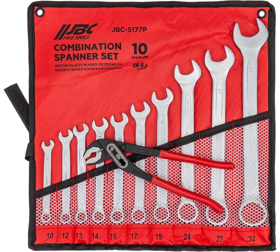 Изображение товара Набор ключей комбинированных JBC 10 предметов JBC-5177P+1(64310)