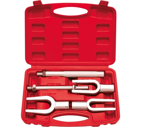 Изображение товара Набор съёмников шаровых опор и наконечников рулевых тяг вилочного типа Forcekraft 5 предметов FK-905T2 64332