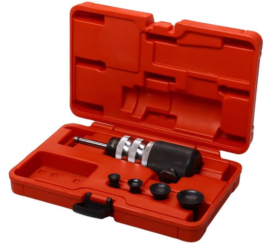 Изображение товара Машинка пневматическая для притирки клапанов JTC, 3000 об/мин, 90 PSI, длина 154 мм, 4 насадки в комплекте 16-35 мм JTC-5716B