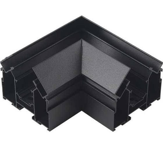 Изображение товара Угол соединительный Crystal Lux для встраиваемого магнитного шинопровода в натяжной ПВХ потолок CLT 0.234 01 BL