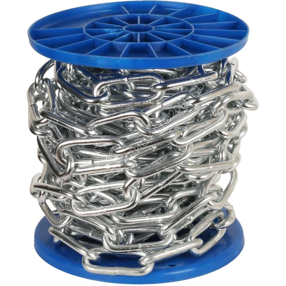 Изображение товара Цепь сварная длиннозвенная STEELREX DIN 763 3мм 60м для ненагрузочных целей