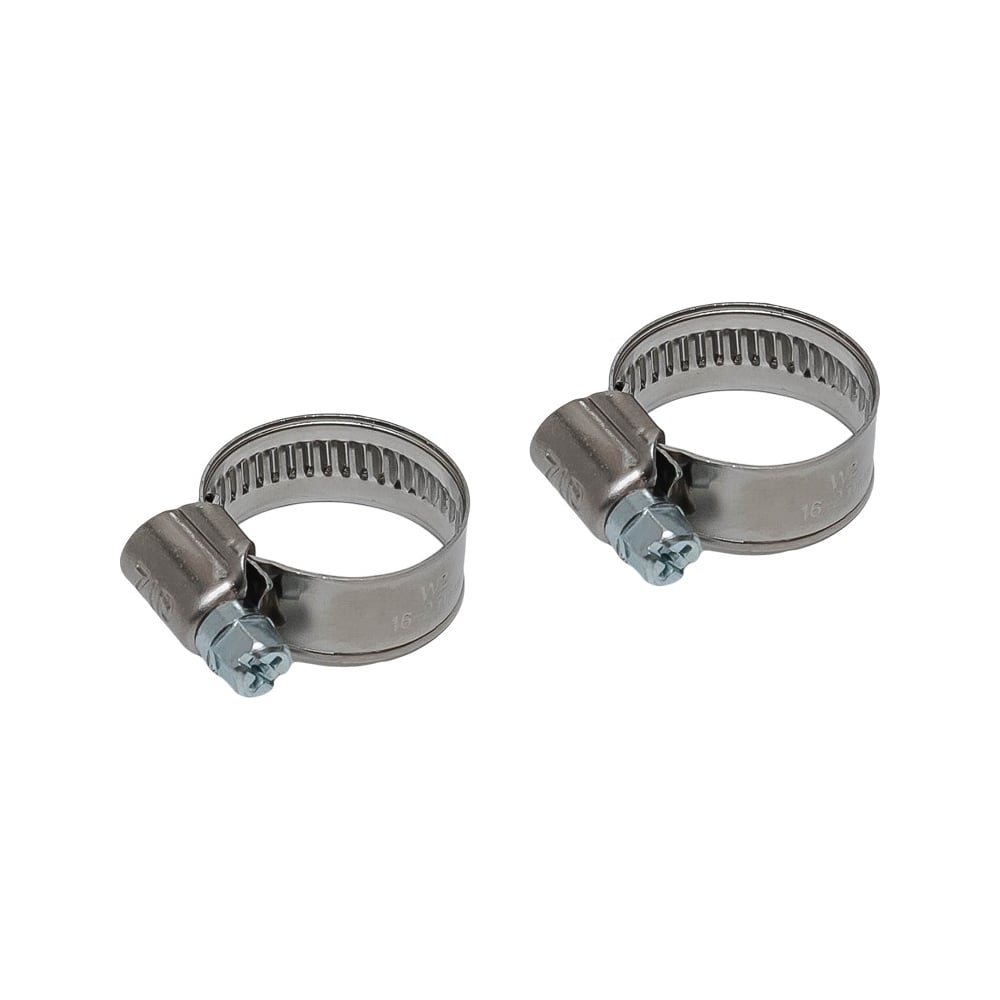 Изображение товара Хомут червячный ZIP16-27/12W2 50 шт нержавеющая сталь