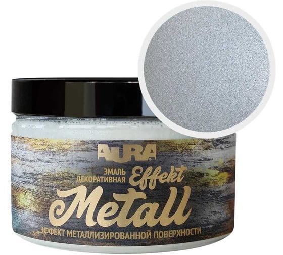 Изображение товара Эмаль AURA Effekt Metall перламутр 0,8 кг ADP162