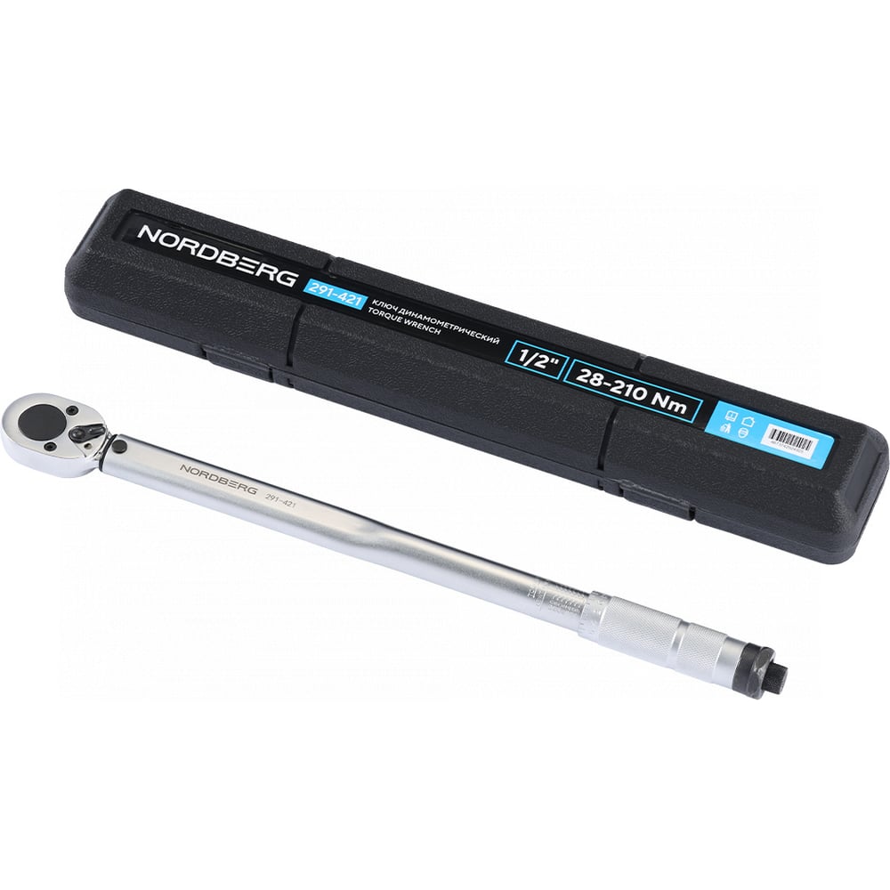 Изображение товара NORDBERG динамометрический ключ 1 2 28 210 Нм в кейсе