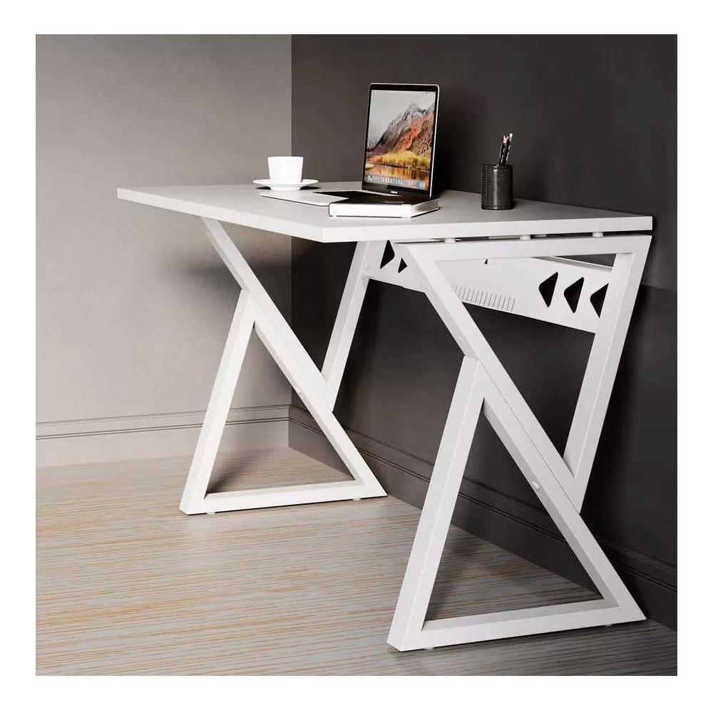 Изображение товара Стол трансформер письменный MAKE MEBEL РОСТА СПК 1200х650х740 белый