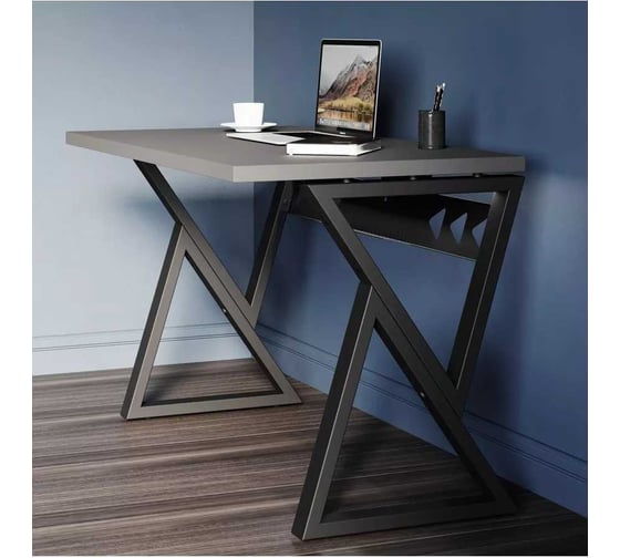 Изображение товара Стол трансформер письменный MAKE MEBEL РОСТА СПК 1200х650х740, вулканический серый 9016