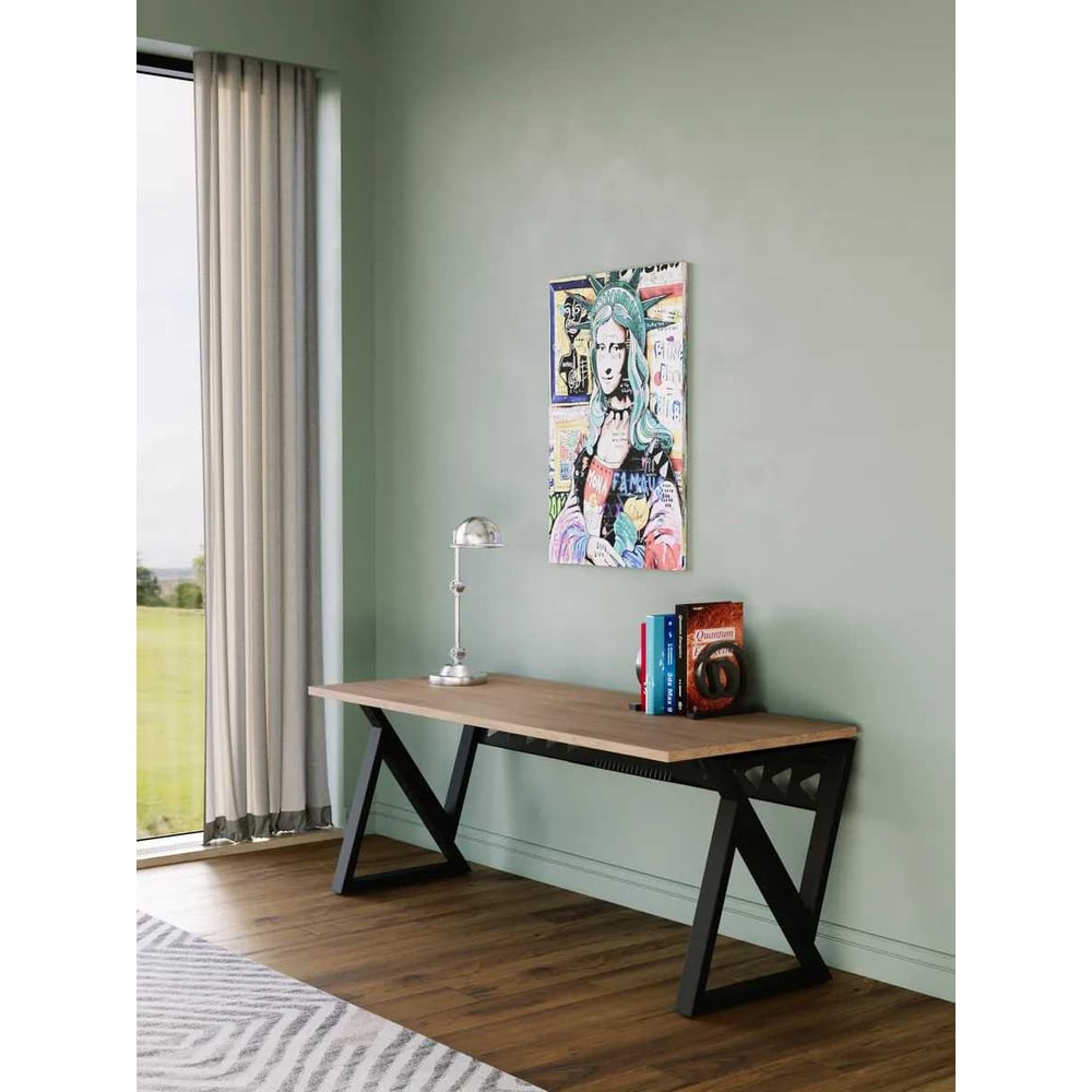 Изображение товара Письменный стол трансформер MAKE MEBEL РОСТА СПК 1600х650х740 дуб Кассела