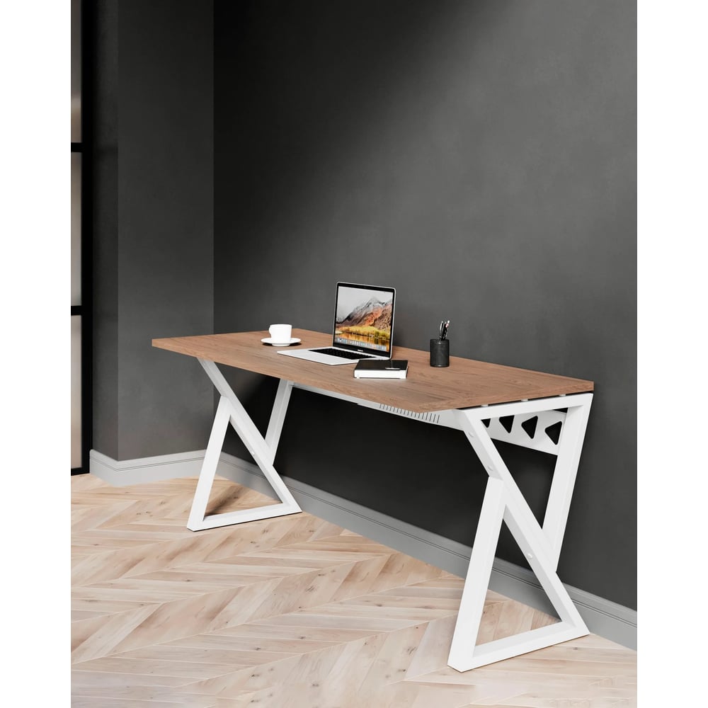 Изображение товара Стол трансформер письменный MAKE MEBEL РОСТА СПК 1600х650х740, дуб Кассела 9016 Изображение товара Стол трансформер письменный MAKE MEBEL РОСТА СПК 1600х650х740, дуб Кассела 9016