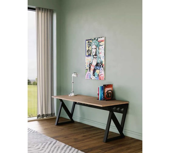 Изображение товара Стол трансформер письменный MAKE MEBEL РОСТА СПК 1600х650х740, дуб Кассела 9016