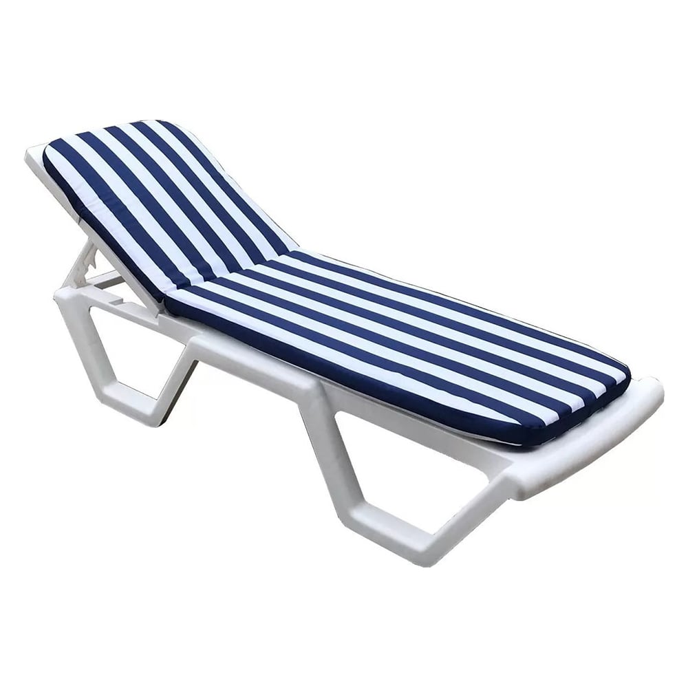 Изображение товара Матрац для шезлонга TWEET бело-синий M4VWB водонепроницаемый двусторонний