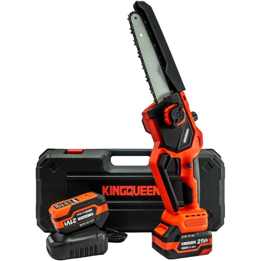 Изображение товара Пила цепная KINGQUEEN АКБ 8 дюймов в кейсе KQ-G21-8C аккумуляторная