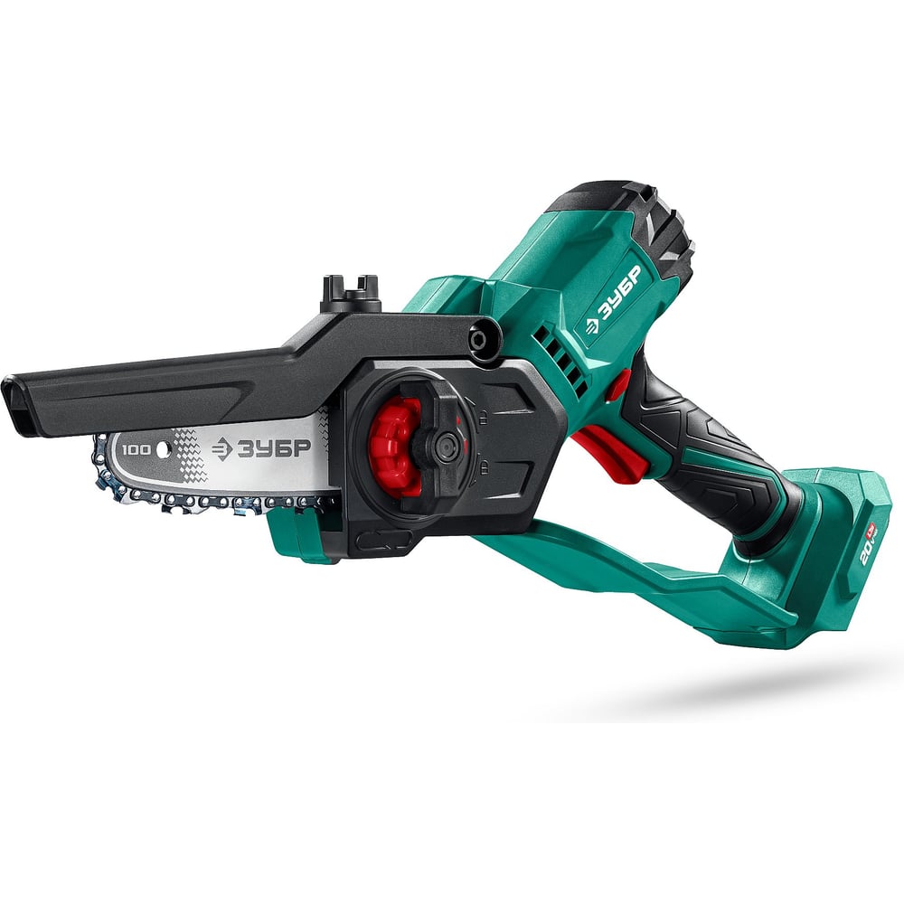 Изображение товара Аккумуляторная цепная пила ЗУБР 20 В ПЦА-2010 10 см шина