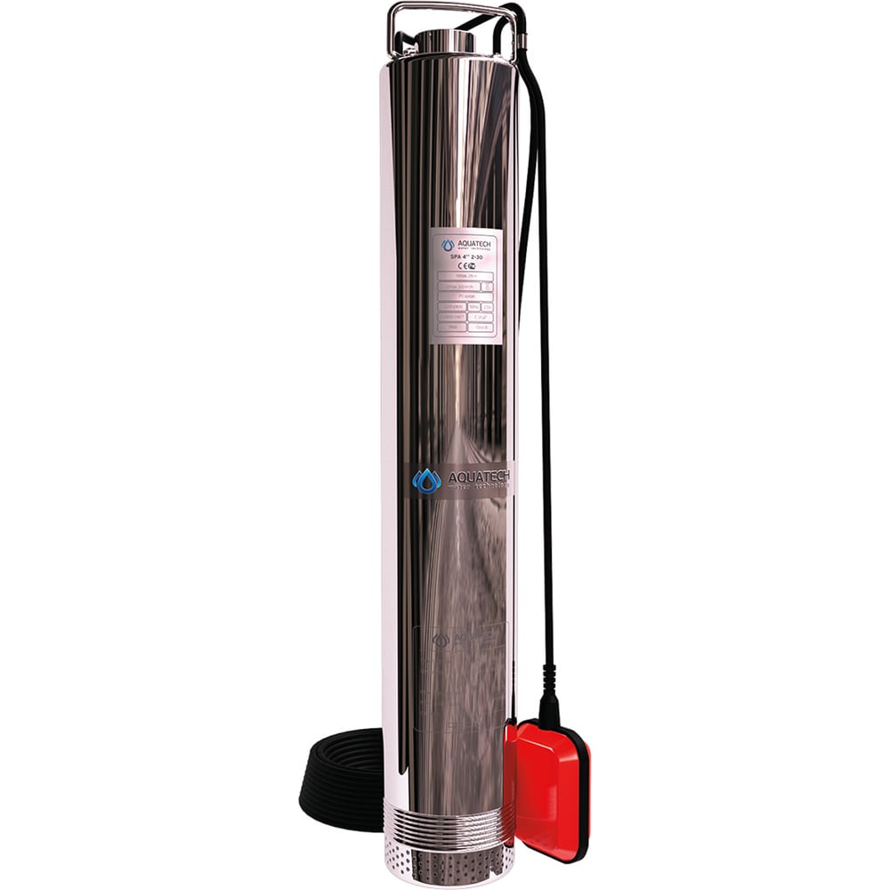 Изображение товара Насос колодезный Акватек SPA 4 2-80 погружной с поплавковым выключателем