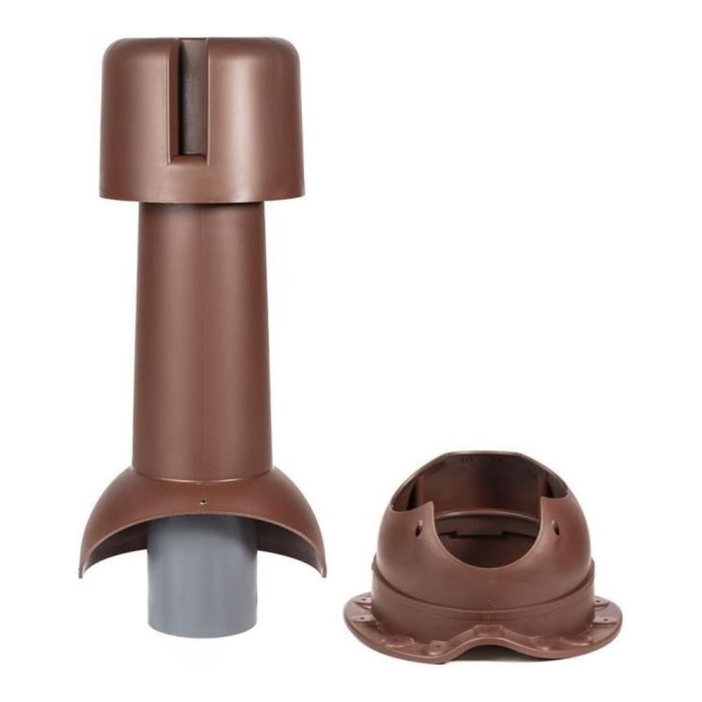 Изображение товара Комплект KROVENT Krovent Wave 110 коричневый универсальный для кровли металлочерепица