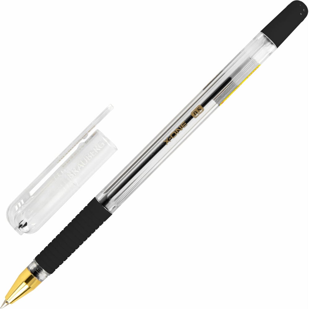 Изображение товара Шариковая ручка BRAUBERG X-ONE масляная черная 12 шт комплект