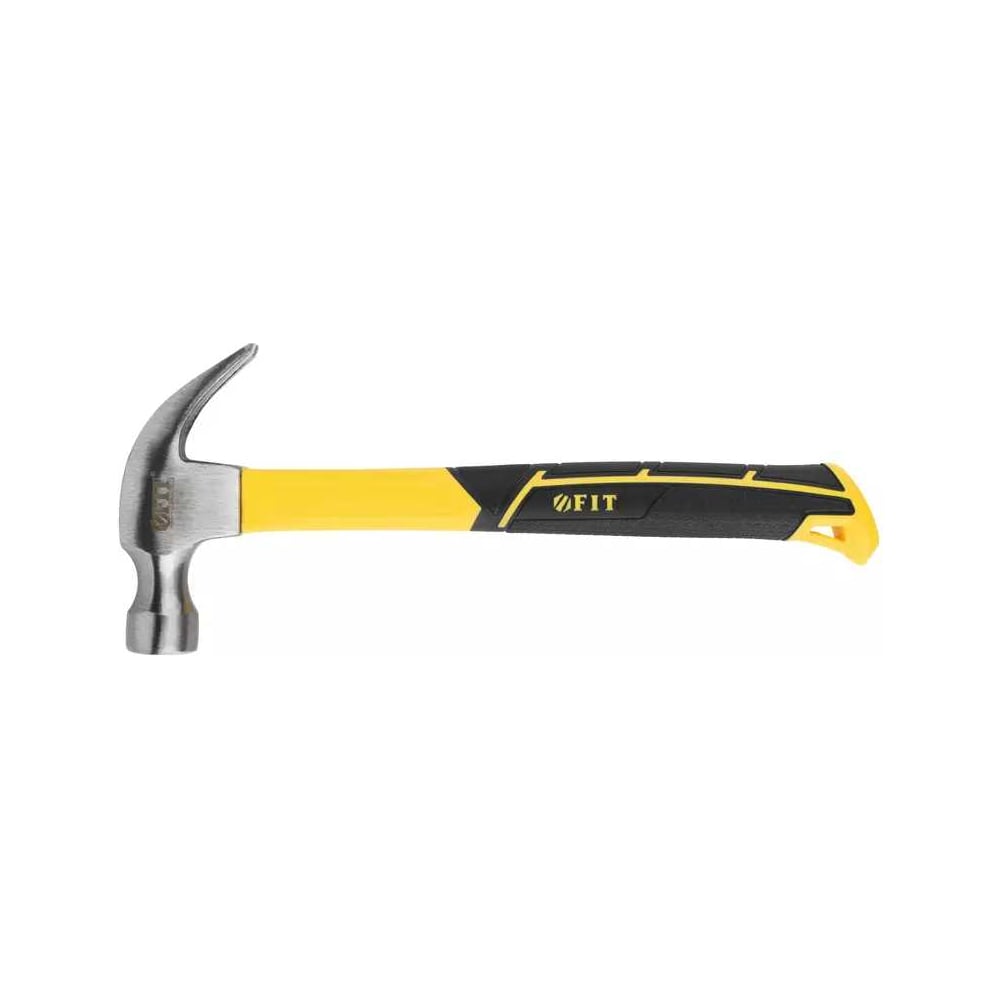 Изображение товара Молоток-гвоздодер FIT с усиленной фиберглассовой ручкой 340 г