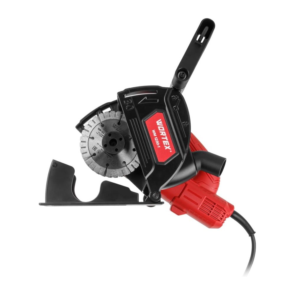 Изображение товара Штроборез WORTEX WM 1230-1 1400 Вт 125 мм для резки стен и стеновых материалов