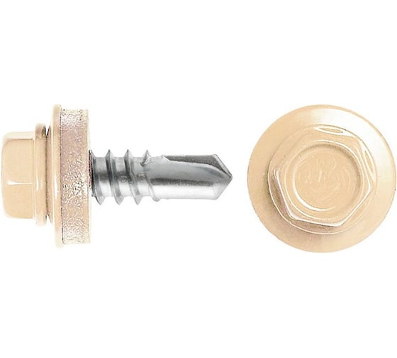 Изображение товара Саморез кровельный SWFS Премиум RAL-1014 ZP 5,5х19 (200шт) тов-213516