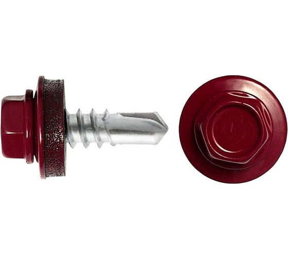 Изображение товара Саморез кровельный SWFS Премиум RAL-3005 ZP 5,5х19 (200шт) тов-213519