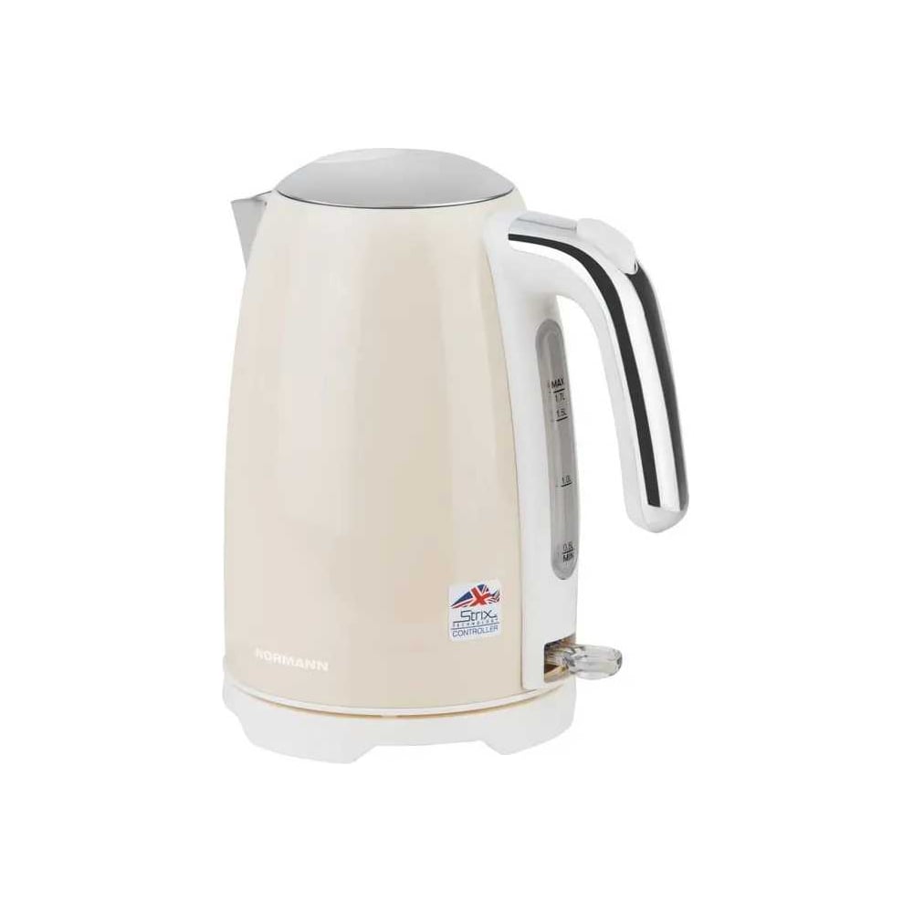 Изображение товара Электрический чайник NORMANN AKL-145 1.7 л Stainless Steel бежевый