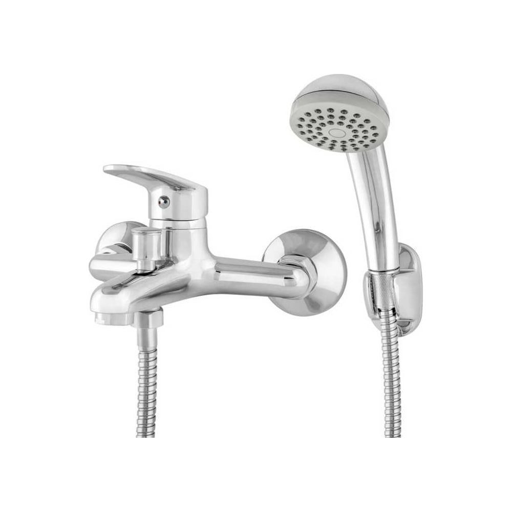 Изображение товара Смеситель однорычажный для ванны KLIP 1201 с керамическим картриджем и аксессуарами