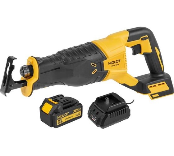Изображение товара Пила сабельная MOLOT аккумуляторная MCSR 1118 XLT Lite SET 2318030