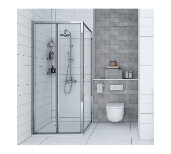 Изображение товара Душевое ограждение AQUATON Prima складная 80х80х190, 1AX011SSXX000