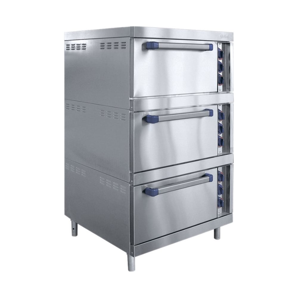 Изображение товара Шкаф жарочный Abat ШЖЭ-3 3 камеры, нержавеющая сталь, мощность 14.4 кВт