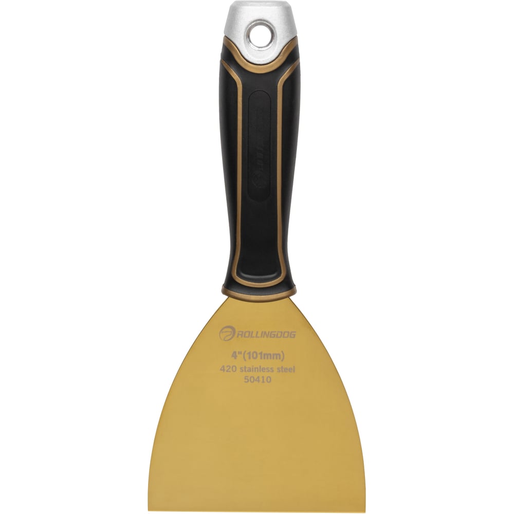 Изображение товара Малярный шпатель Rollingdog Titanium 4" (100мм), арт. 50410 Изображение товара Малярный шпатель Rollingdog Titanium 4" (100мм), арт. 50410