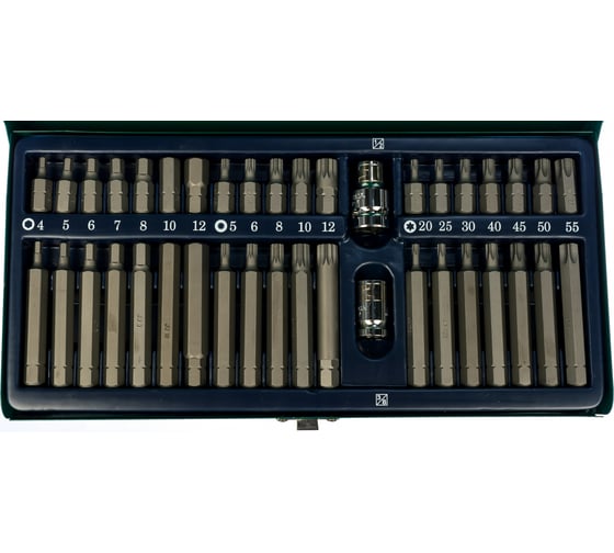 Изображение товара Набор вставок 40 предметов (4-12 мм) Jonnesway S29H4140S