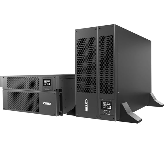 Изображение товара ИБП ONTEK SMRTSM RT 10 (SB) BUL10, 10 кВА/10 кВт (PF=1) с внутренними аккумуляторными батареями 20шт/9Ач  10 (SB) BUL10